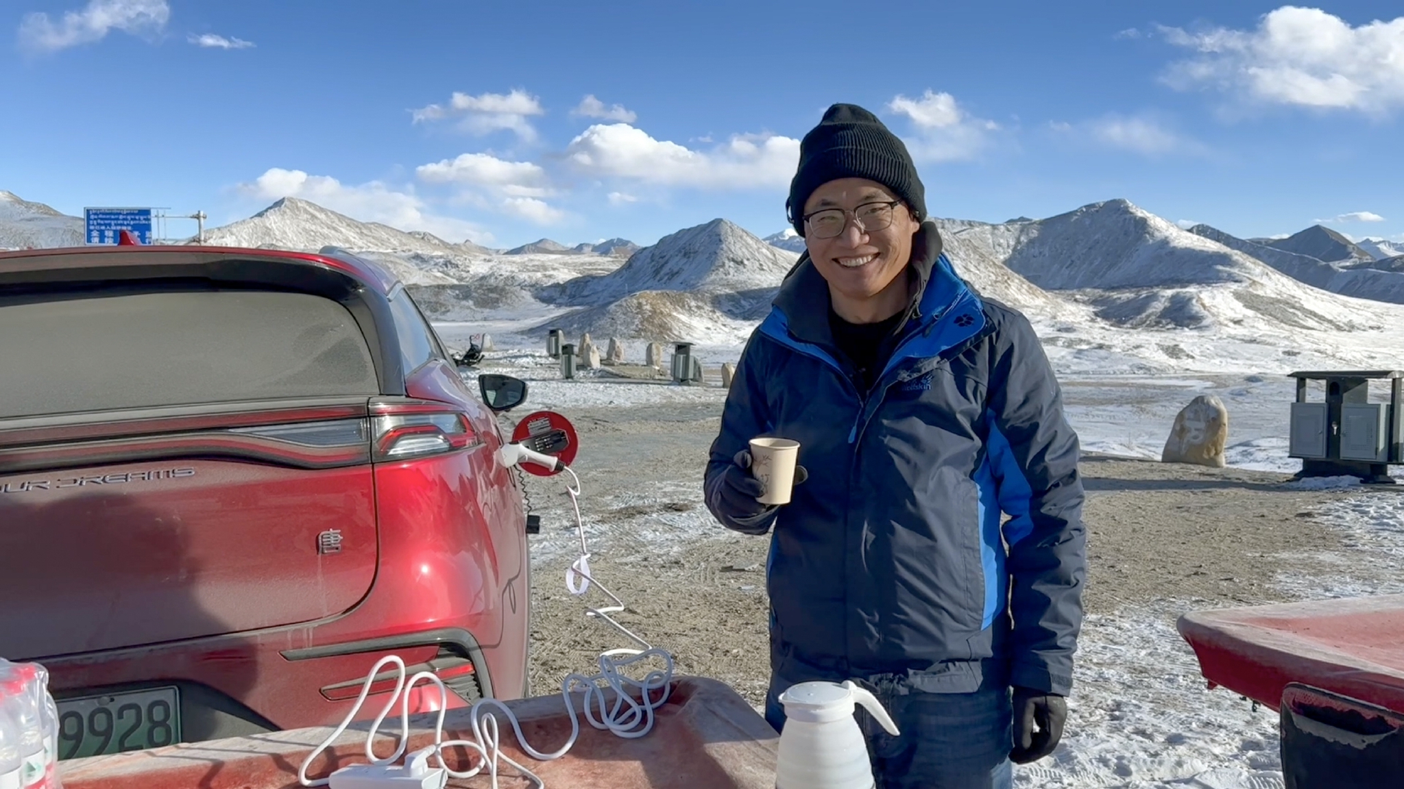 如何在5013米的雪山著一壶茶？