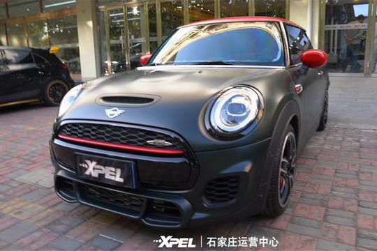 石家庄mini jcw贴隐形车衣磨砂质感更运动