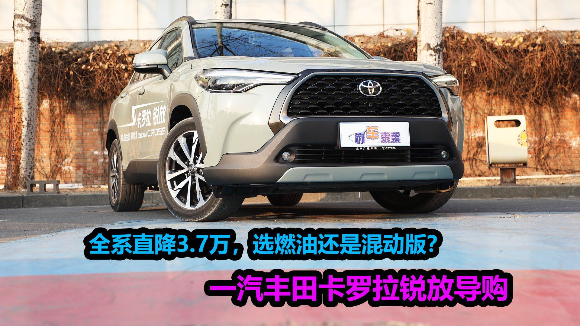 视频：一汽丰田卡罗拉锐放直降3.7万，燃油推荐次低配，双擎就买入门版