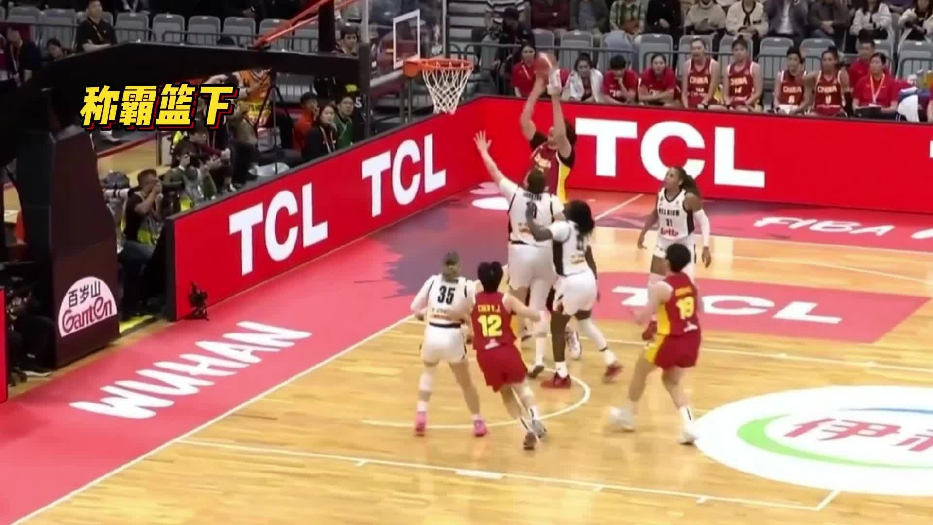 空砍20分！女姚明张子宇打爆比利时内线，全场球迷沸腾无奈输球