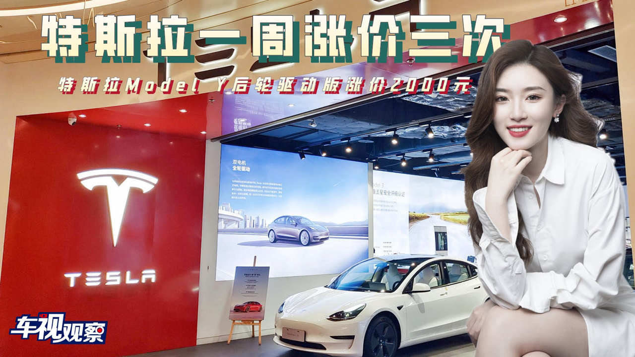 Model Y后轮驱动版涨价2000元，这是要和国产车对着干吗？