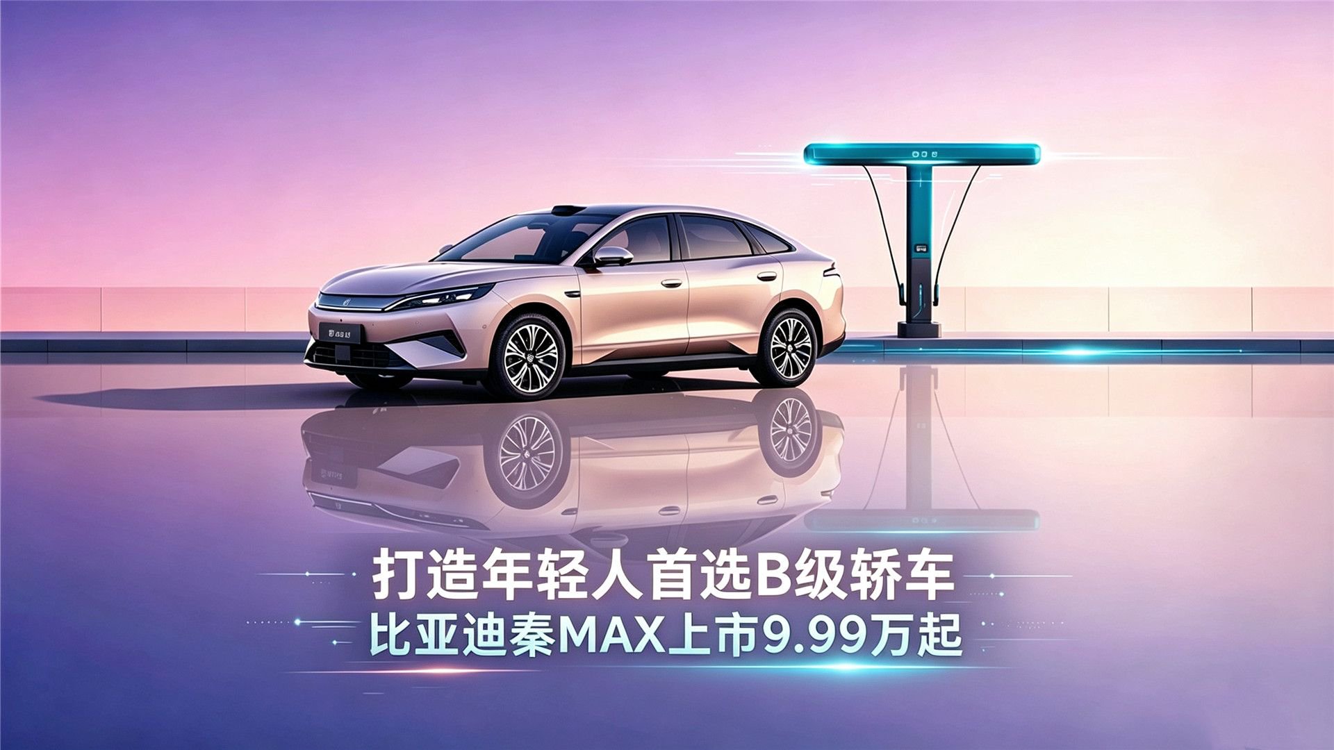 打造年轻人首选B级轿车：比亚迪秦MAX上市9.99万起