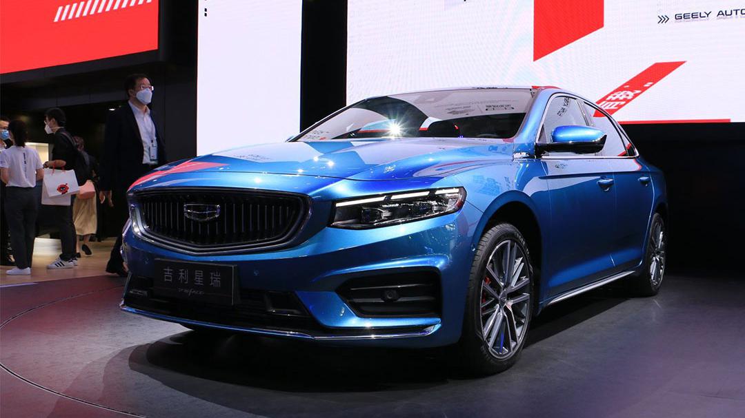 北京车展上沃尔沃S60和吉利星瑞傻傻分不清楚