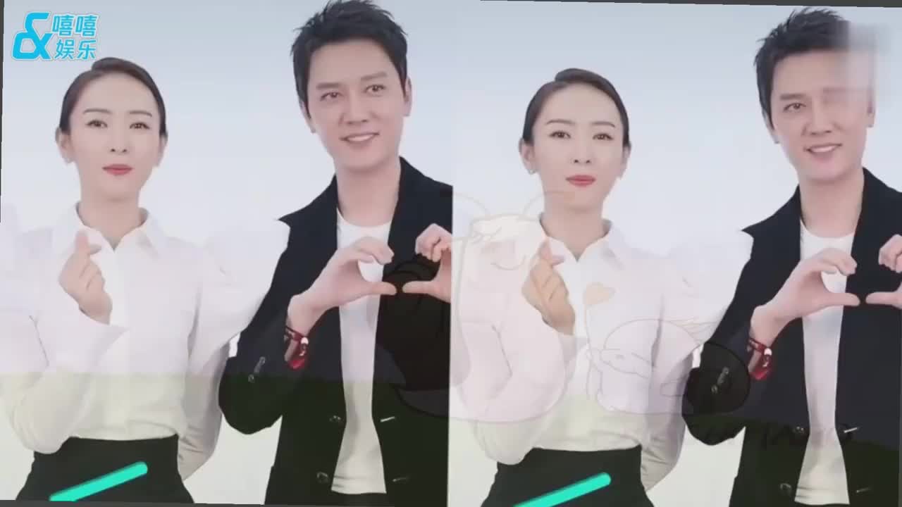 冯绍峰与童瑶比心,遭滑铁卢女方甜笑互动,冯叔不敢直视对方眼睛