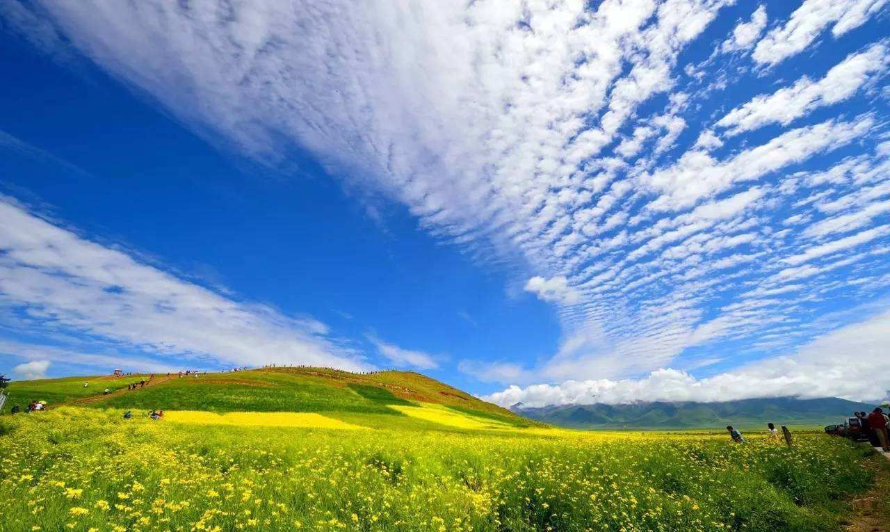 风景如画,晴空万里,我的家乡