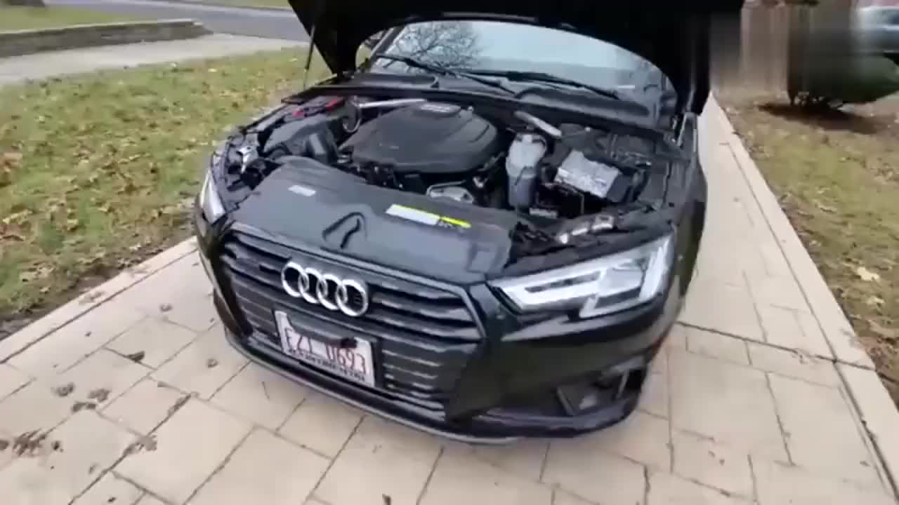 新提的新款奥迪a420t坐进车内开车跑一圈后觉得买对了