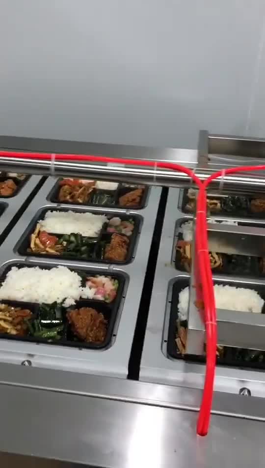 高科技全自动盒饭包装机