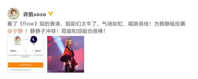 《乘风破浪的姐姐》二次公演:许凯为宁静投票,张歆艺为阿朵加油