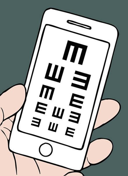 视力测试表为什么要用e度数近视散光屈光视力表