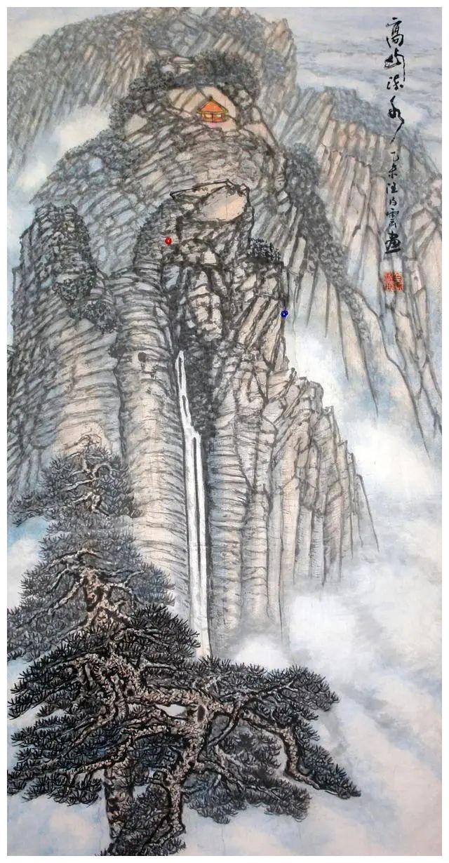 「津门网」中国名家画院名誉副院长,汪天寿山水画作品