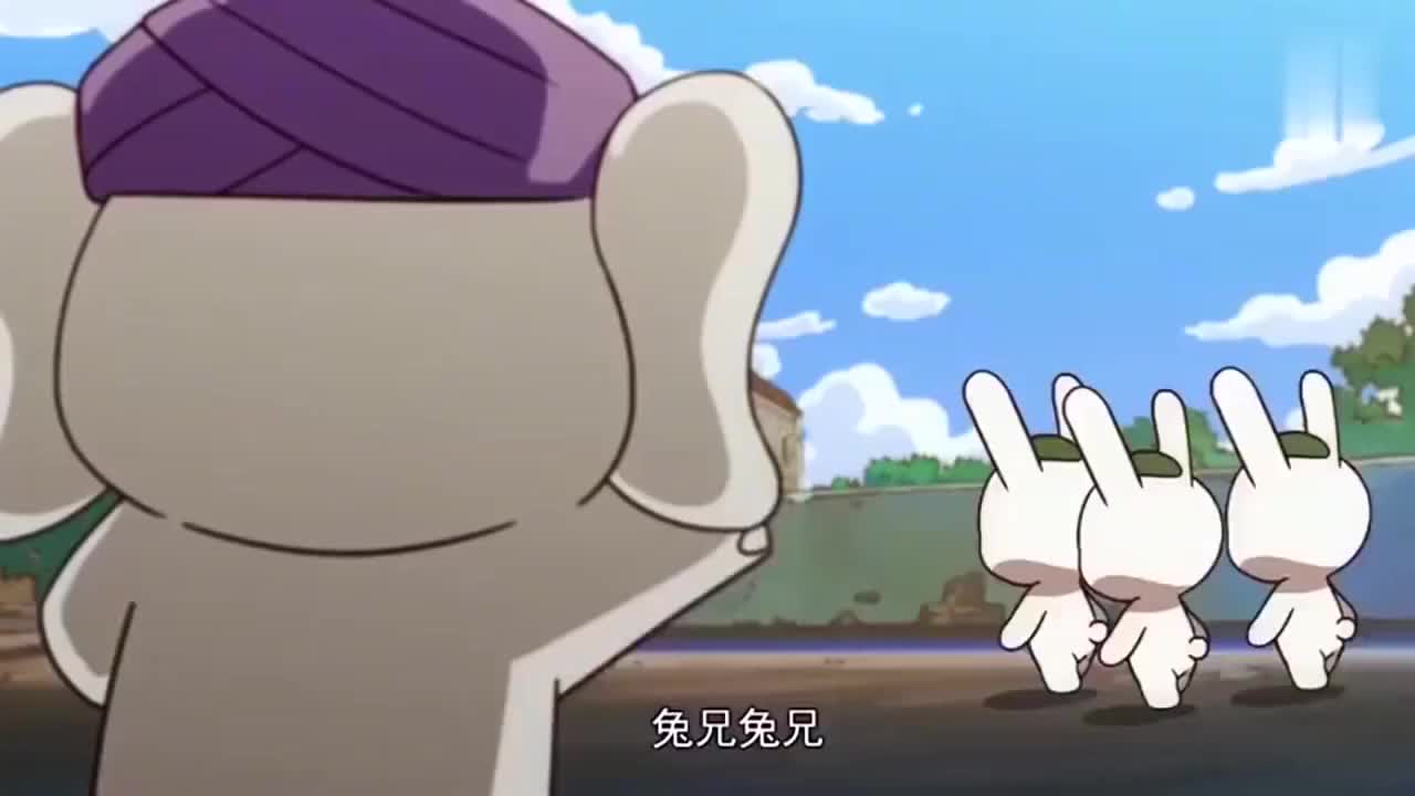 那年那兔那些事鹰酱兔子太凶狠白象吓的香蕉都掉了