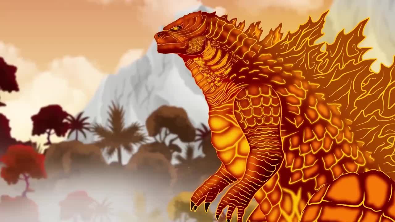 红莲哥斯拉与奇点哥斯拉对战奇点转变形态扭转战局
