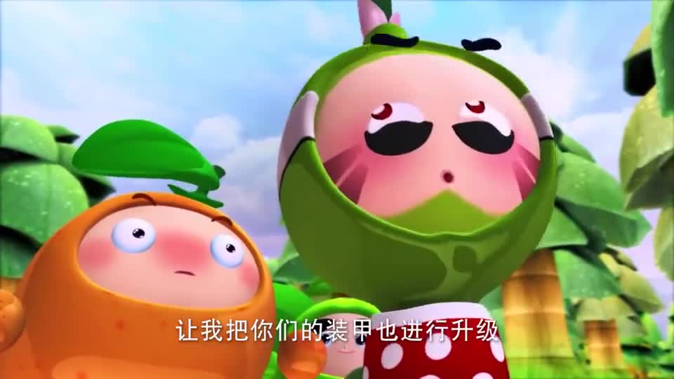 果宝特攻:小果丁拿出发明,升级果宝机甲,这次会靠谱吗