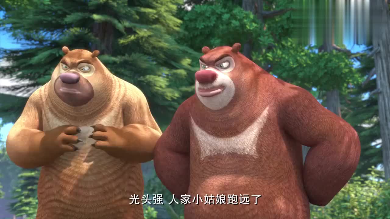 熊出没:光头强方向感失灵,森林迷失方向,只好寻找太阳
