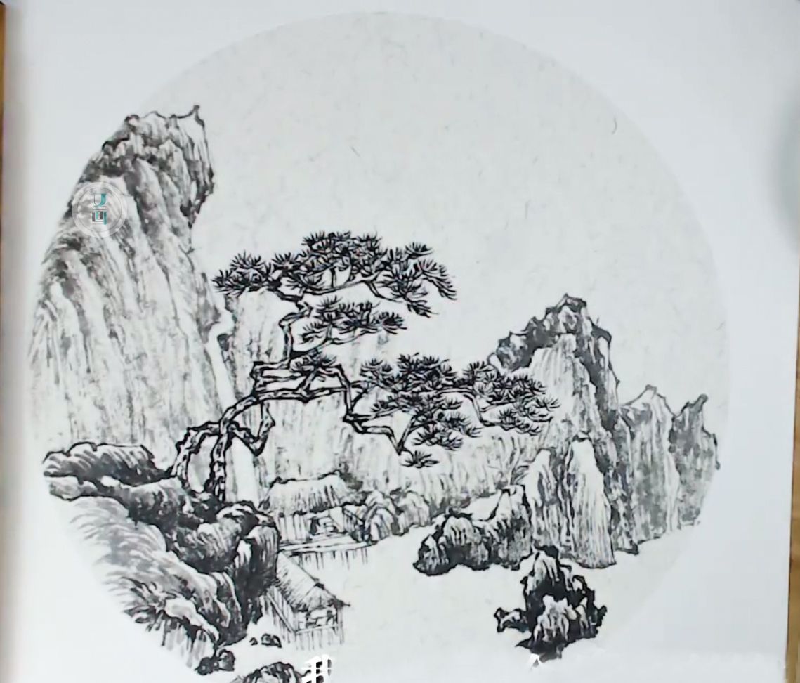 国画 山水图 作品 展示