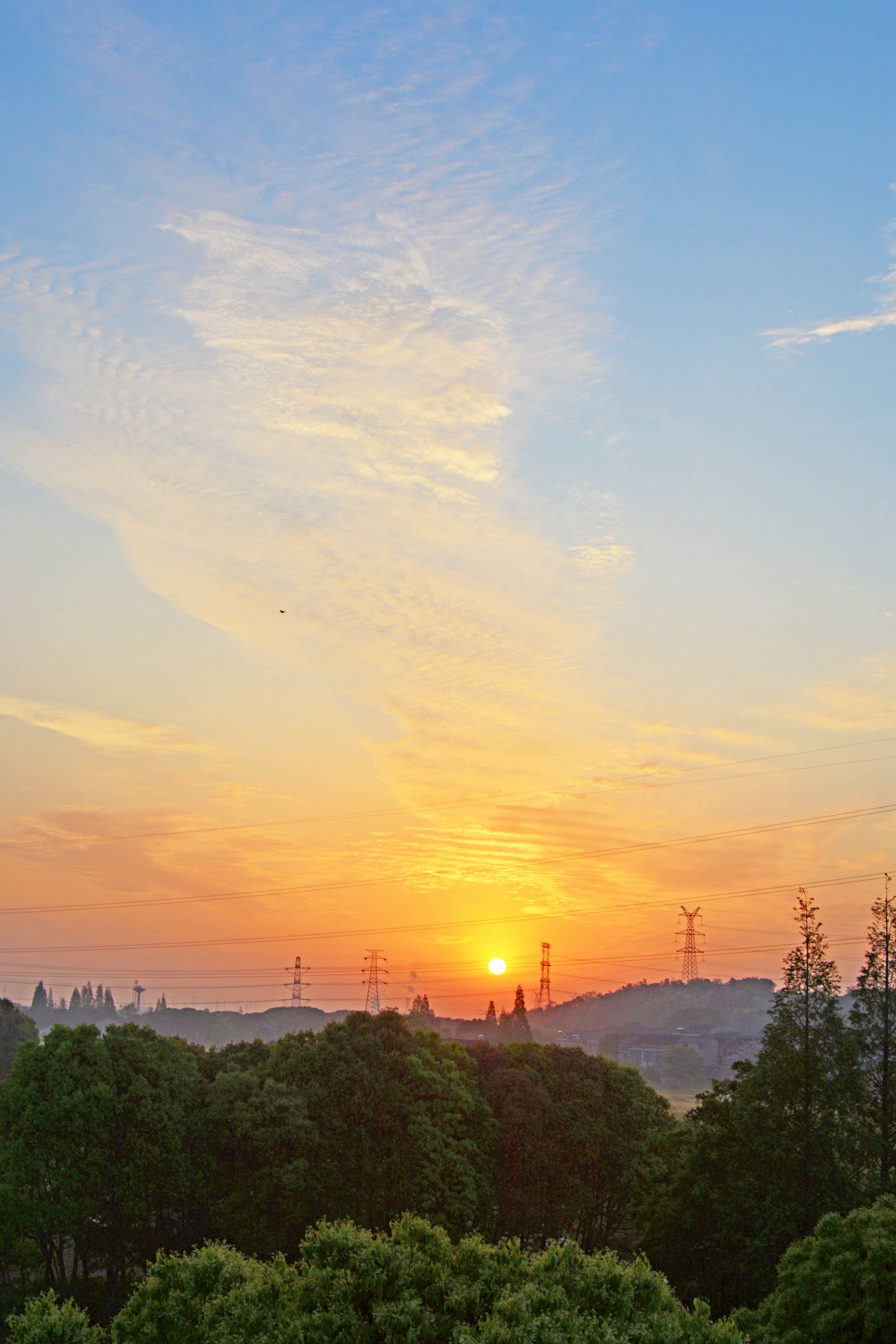 日出乡村 美丽早晨