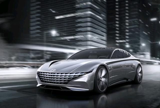 现代Le Fil Rouge概念车侧脸秒杀雷克萨斯