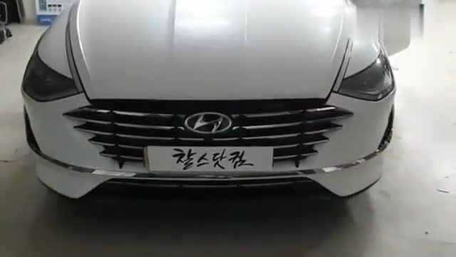 奥迪：现代喊你来玩灯，新款现代索纳塔大灯展示