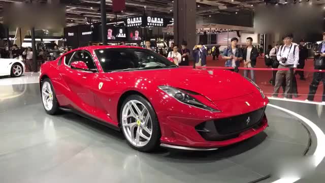 法拉利812Superfast,法拉利812限量版敞篷版 上海车展法拉利812superfast