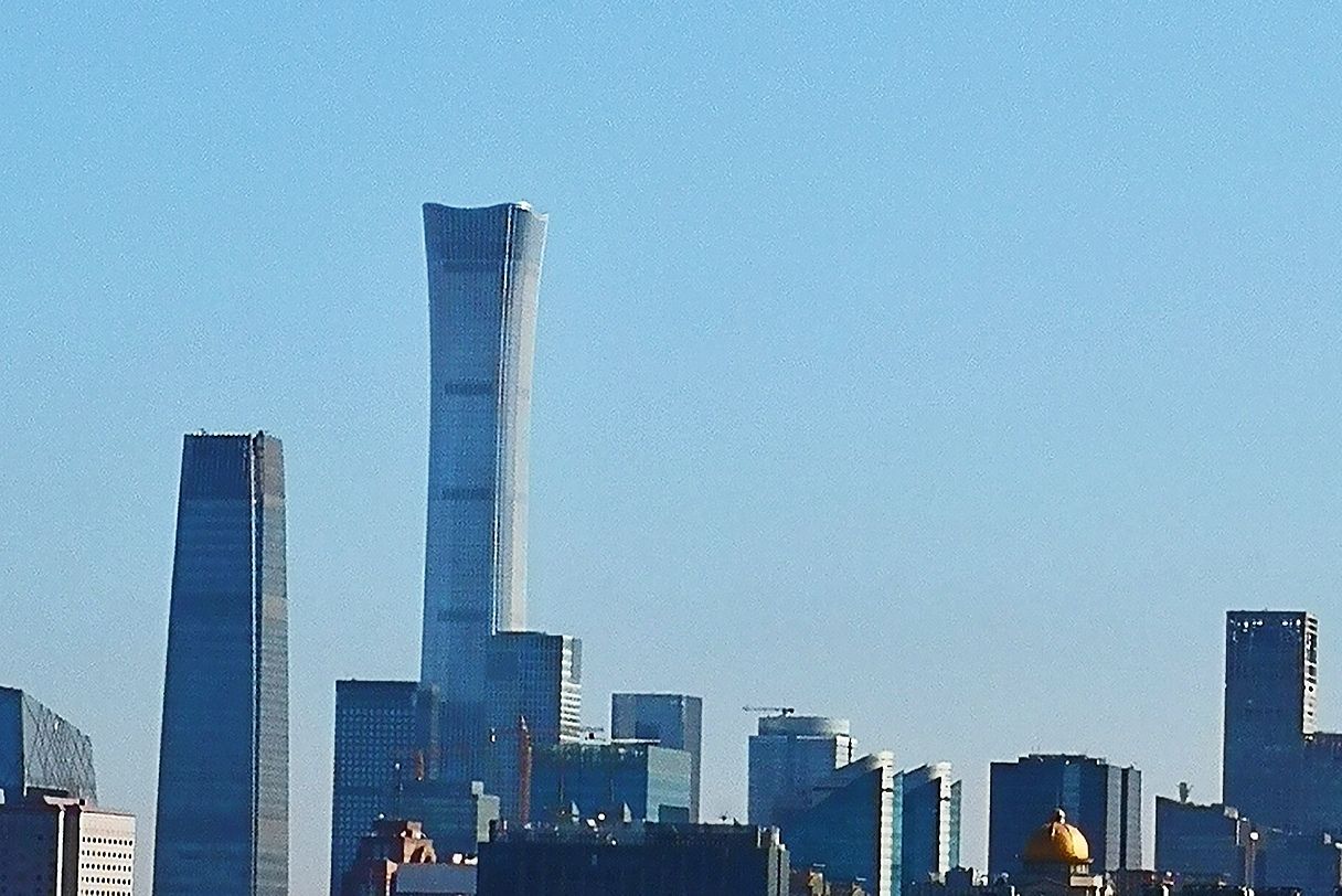 图说北京:身处建筑丛林具有中国传统文化特色的现代建筑中国尊