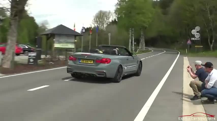 高清实拍宝马M4F83敞篷车，阿克拉波维奇排气
