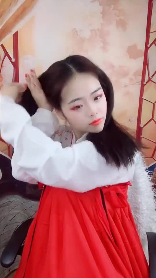 手残党都会的简单汉服发型教程