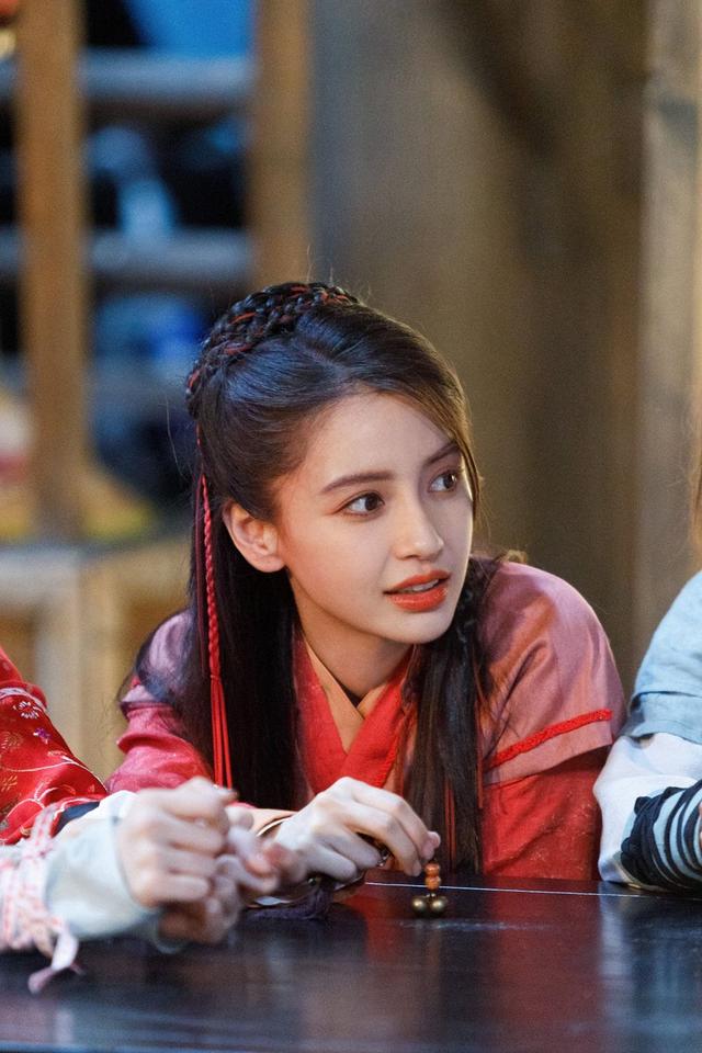 angelababy红色汉服照合集