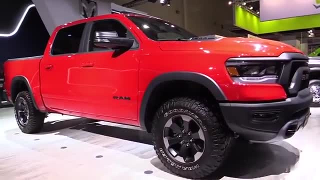 车展实拍全新RAM1500豪华皮卡车，你觉得这台车怎么样
