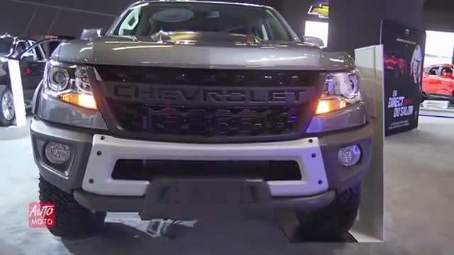 2019款雪佛兰科罗拉多大皮卡车亮相海外车展，你觉得这台车帅