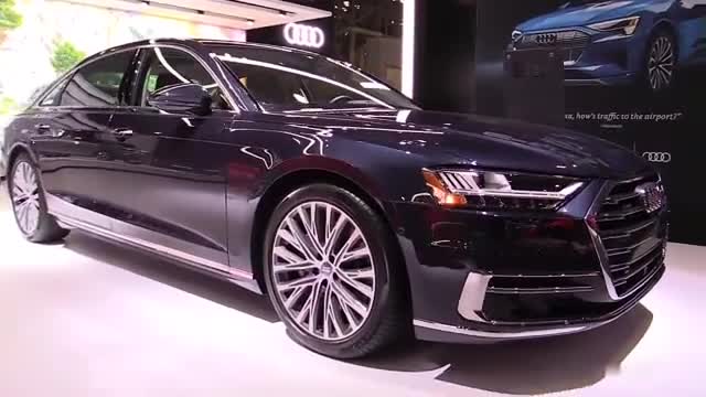 2019款奥迪A8L亮相海外车展，外观大气时尚，内饰豪华舒适