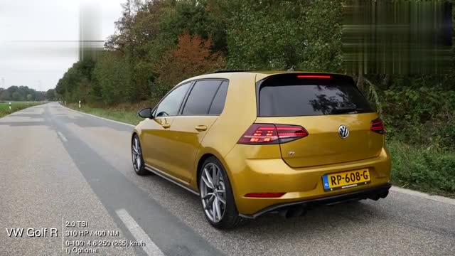 高尔夫R凭什么敢称钢炮之王？轻松跑上269时速的实力足以证明