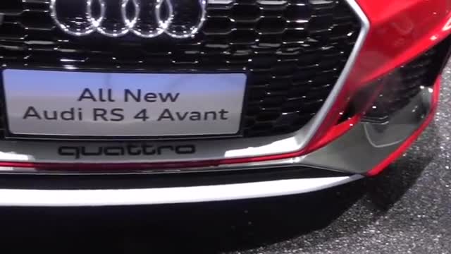 奥迪携RS 4亮相2019成都车展