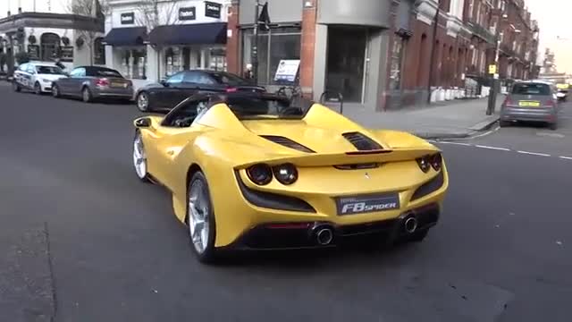 法拉利F8Spider精彩实拍，你会喜