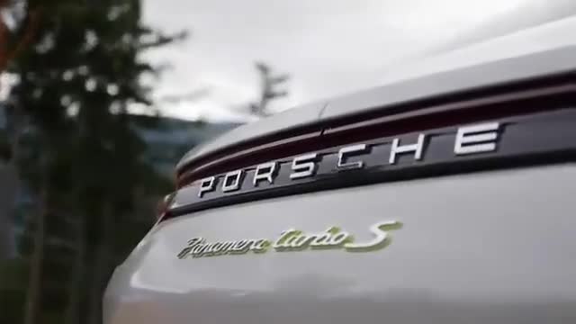 保时捷帕拉梅拉的车身细节的整体