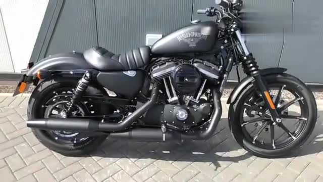 实拍哈雷经典车型XL883NIron,国内有