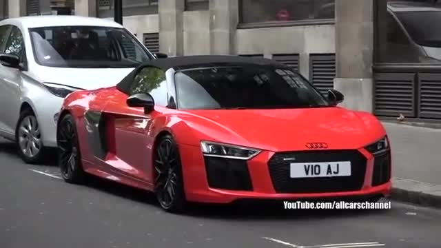 伦敦街头实拍性能跑车展示令人