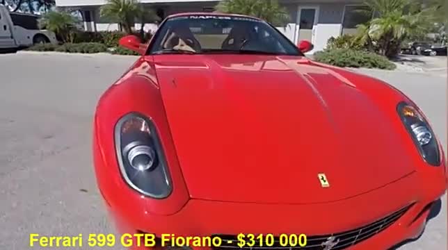 罕见法拉利599现身街头车主不要了加不起油了