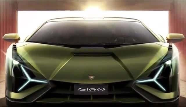 全新混动超跑，兰博基尼Sian官图展示