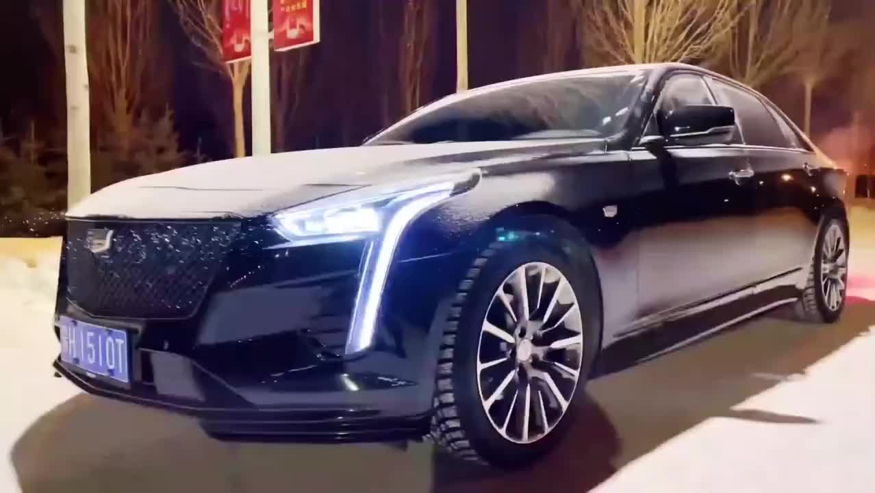 凯迪拉克ct6多少钱,凯迪拉克ct6降价25万 雪天中的凯迪拉克ct6霸气十足!