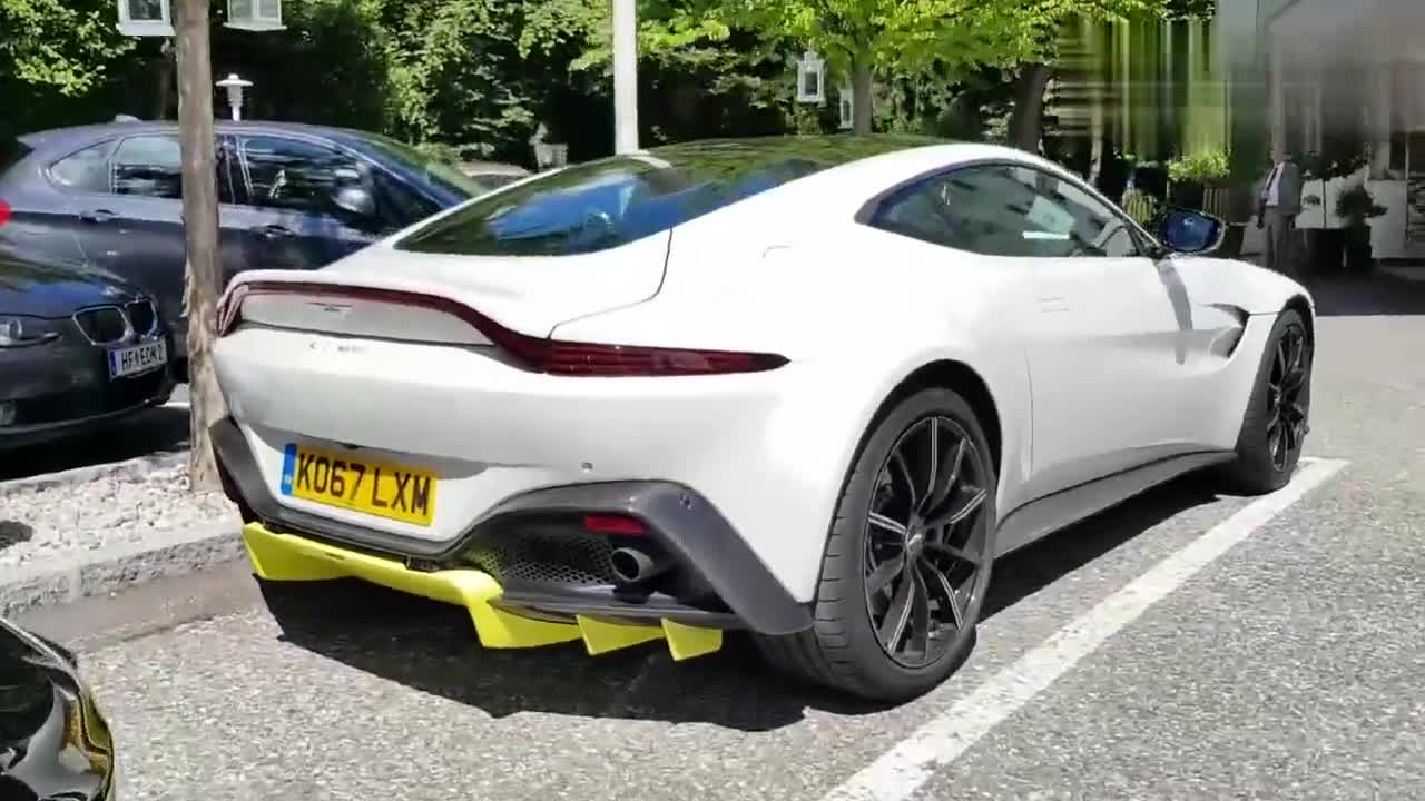 入门级超跑最便宜的阿斯顿马丁，实拍VantageV8