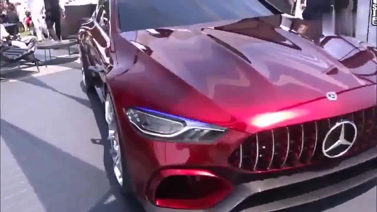 2017奔驰AMG GT概念汽车，宾利飞驰都汗颜