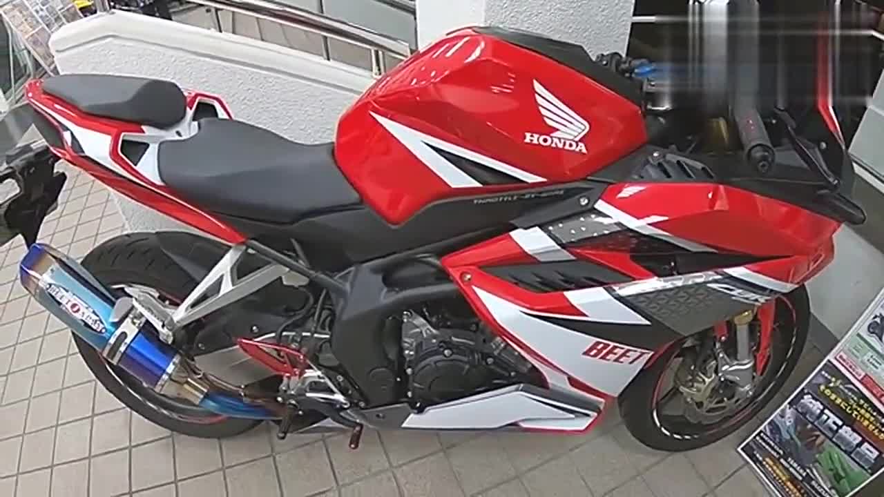 本田cbr250rr,本田400R 号称地表最强250本田cbr250rr全面展示颜值爆表