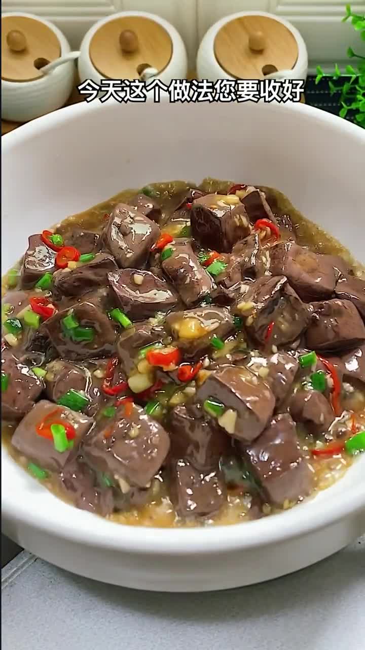猪血这样做太好吃了
