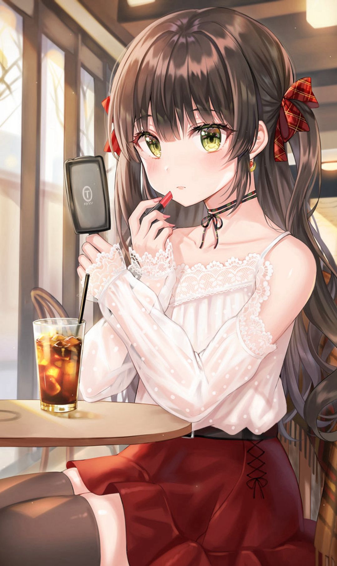 精美动漫美女插画cg手机壁纸