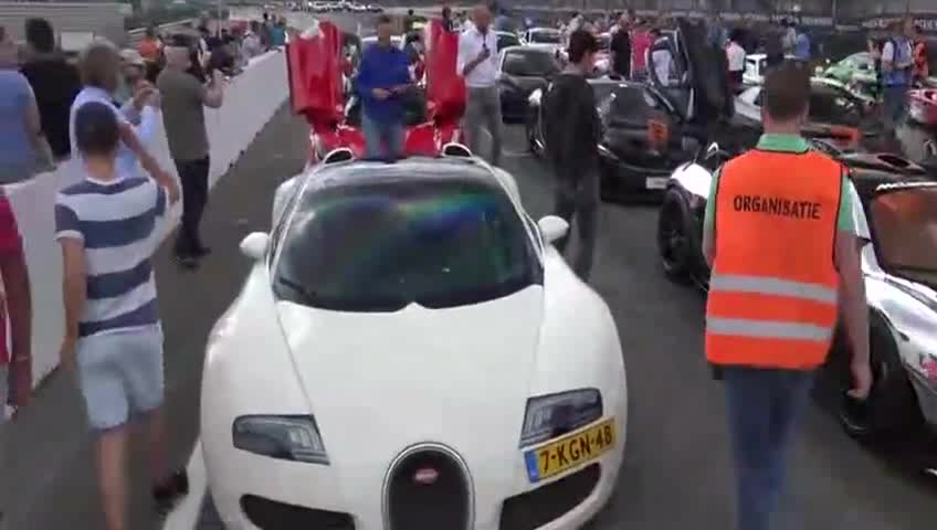 超级跑车荷兰集合，哪个车展有这么大手笔