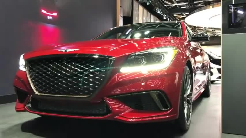 新车展示，2020款现代捷恩斯G80，了解完实车，我忘记了宝马5！