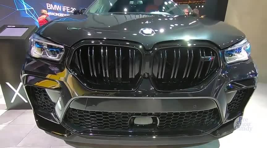 高清实拍2020款宝马X6M高配版