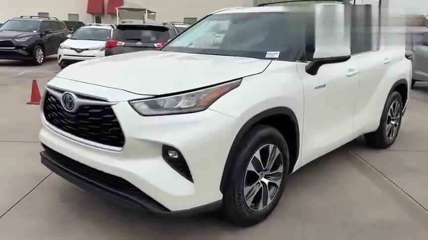 丰田汉兰达混动版高清实拍