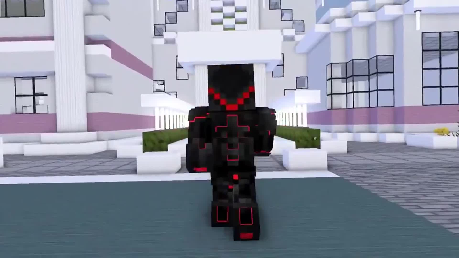 him最终形态图片,him出场最帅的图片 minecraft动画《真假him》,黑暗实体幻化成him形态!