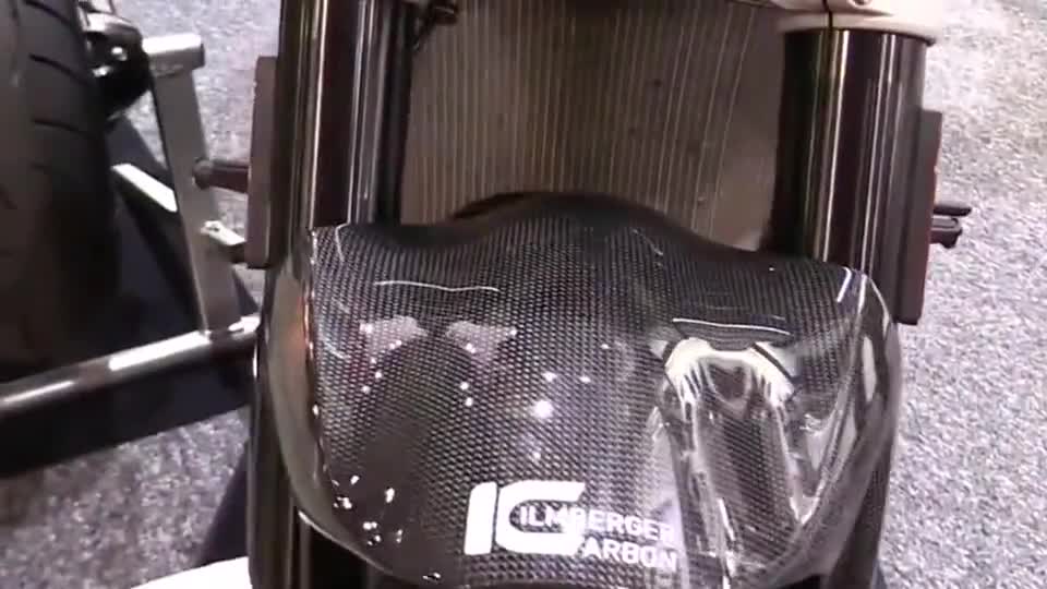 车展杜卡迪大魔鬼，眼见都是碳纤维，这才是土豪的玩具